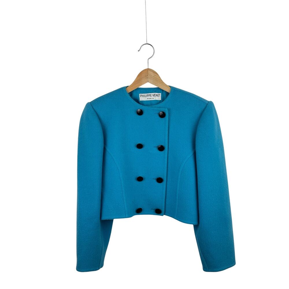 VTG Philippe Venet Cropped Wool Blazer